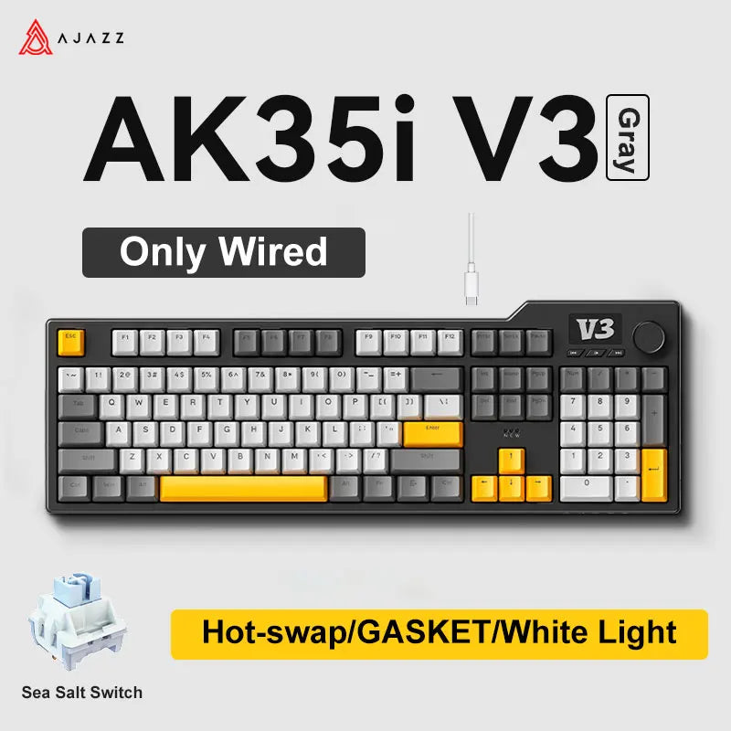 🎮 Ajazz AK35I V3 MAX – Le Clavier Gaming Personnalisable Ultra-Performant 🚀