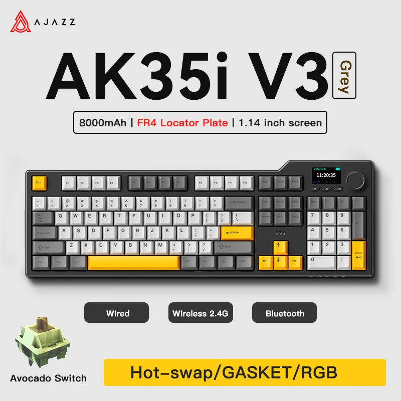 🎮 Ajazz AK35I V3 MAX – Le Clavier Gaming Personnalisable Ultra-Performant 🚀