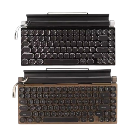 💡 Clavier Mécanique Rétro Typewriter - Élégance Vintage & Performance Moderne